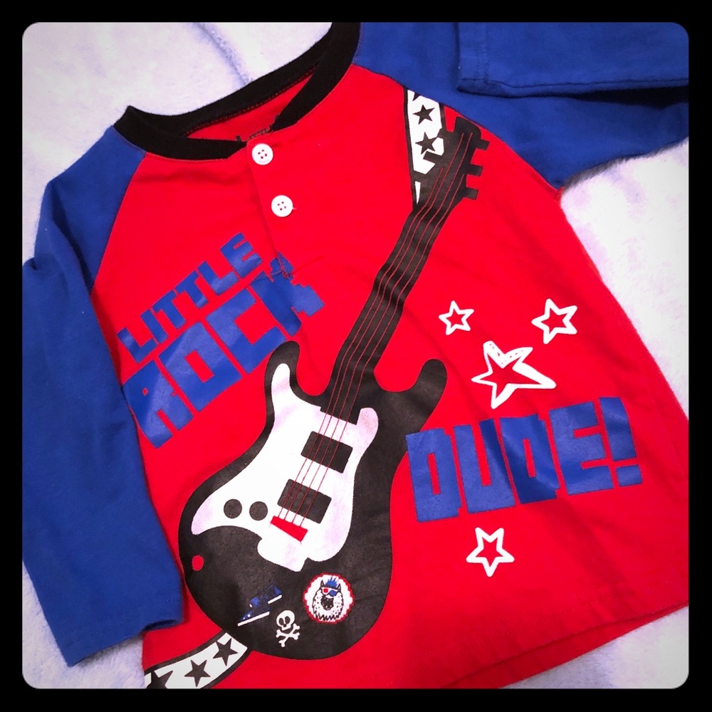 Little Rock Dude Long Sleeve Button Up!